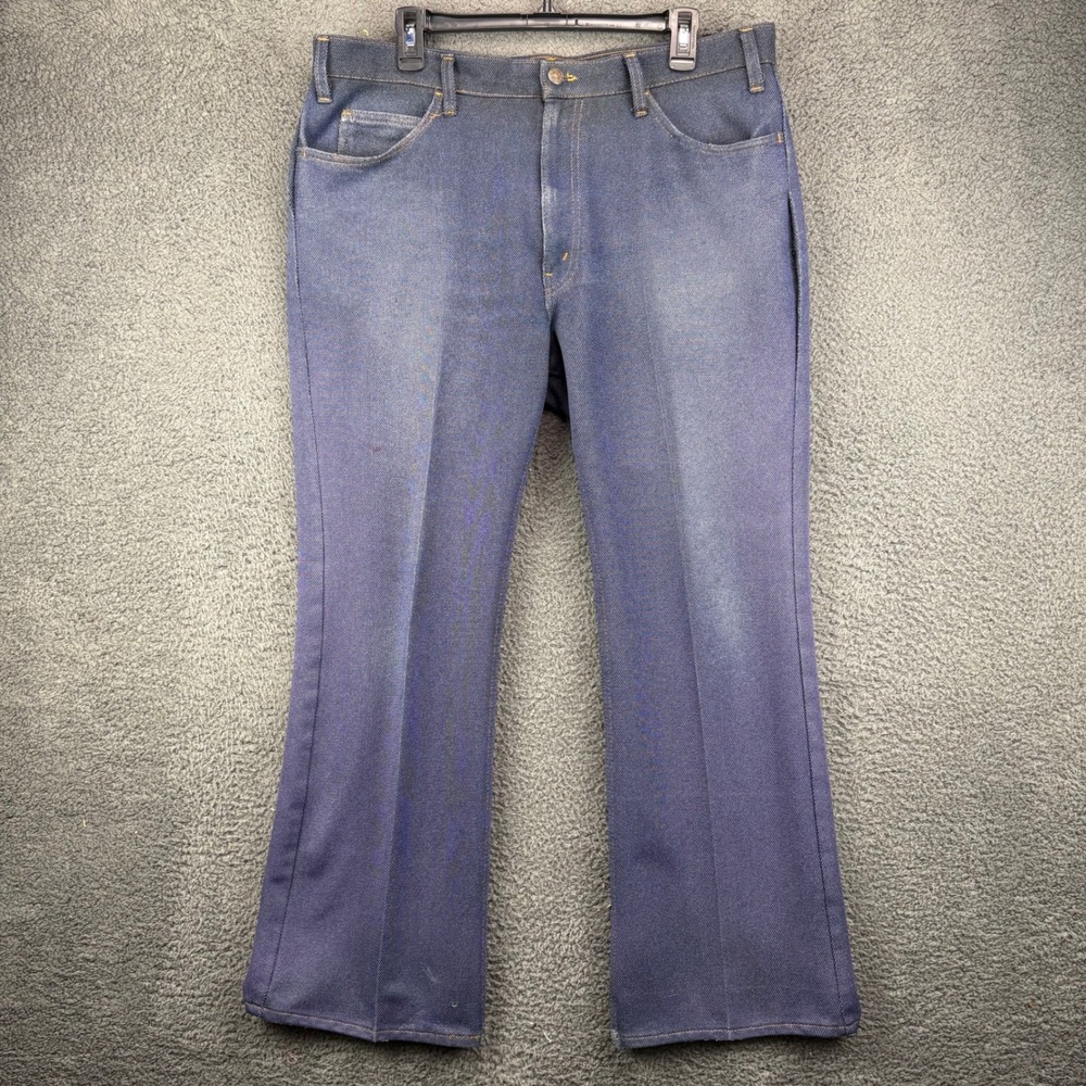Vintage Levi Strauss Mens Dress Jean Dark Wash Straight Leg Pants Size 36x28